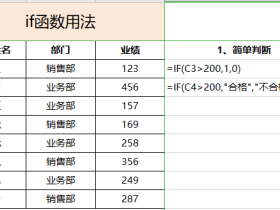 Excel常用函数公式：if/sumif/countif的详细用法