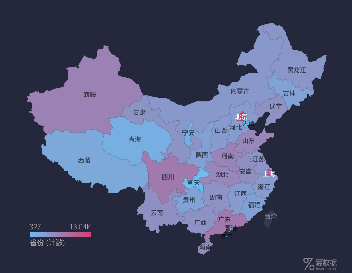 精准营销 | 如何利用中国地图实现信息可视化